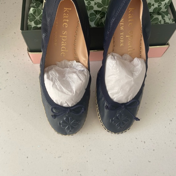 Kate spade clubhouse blazer blue espadrilles 6.5B - Picture 7 of 8